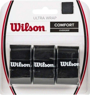 (EU) Овергрип для ракетки Wilson Ultra WRZ403000, Черный (3 шт)