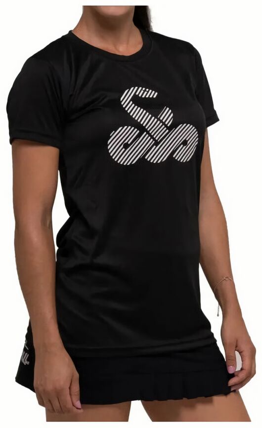 (EU) Футболка женская Vibor-A Taipan 41201, Чёрная (XS)