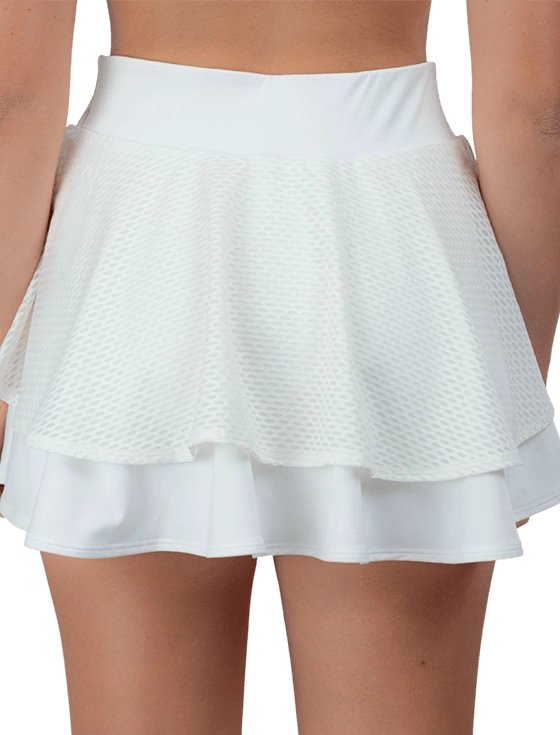 Юбка женская Mizuno Daybreakers Flying Skirt W, Белая (XS)