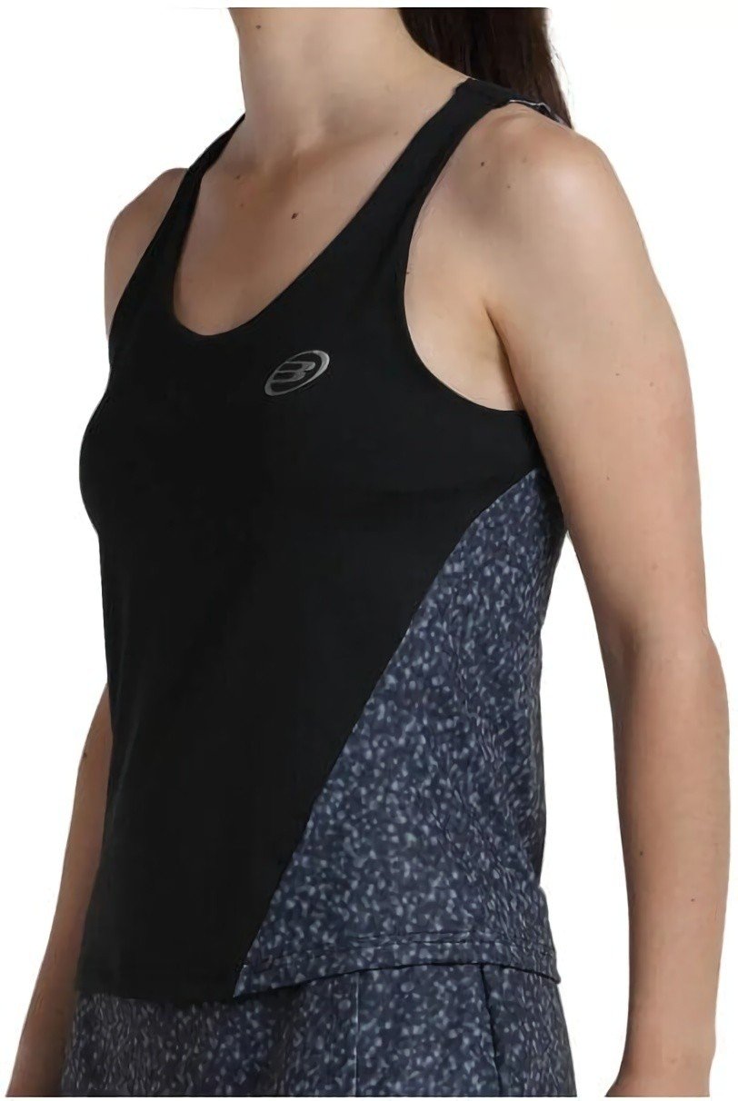 (EU) Майка женская Bullpadel BRETE, Чёрная (XL)