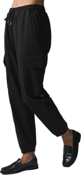 (CN) Брюки женски Alo Yoga Edition Sueded Jogger Casual Black, Чёрные (M)