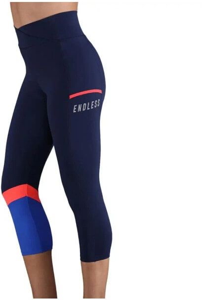 (EU) Леггинсы женские Endless Line Pocket Hw 7/8, Синий (2XL)