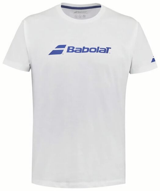 (EU) Футболка для мальчиков Babolat Exercise, Белая (M/L)