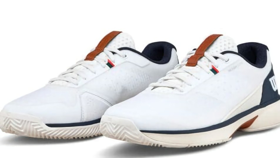 (EU) Кроссовки мужские Wilson Rush Lite 5 Clay White Wrs338680, Белые (р. 40 2/3)