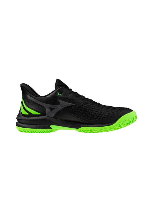 (EU) Кроссовки мужские Mizuno Wave Exceed Tour 7 Padel Black 61Gb2677, Чёрные (р. 40.5)