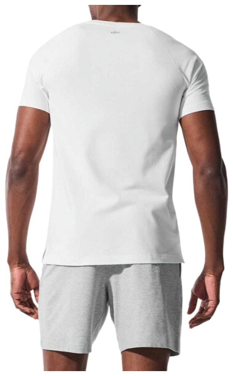 (CN) Футболка мужская Alo Yoga 191677537149, Белая (2XL)