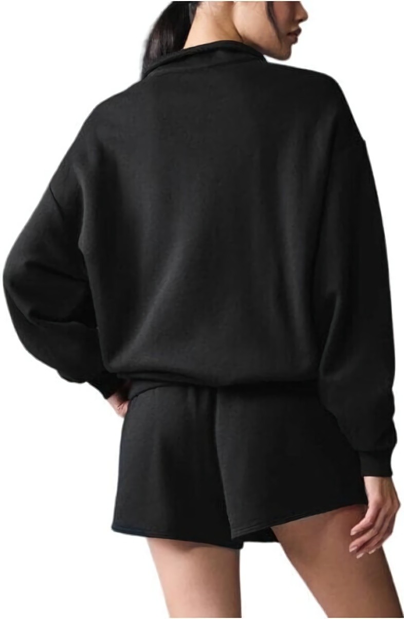 (CN) Свитшот унисекс Alo Yoga Accolade Sweatshirt, Чёрный (M)