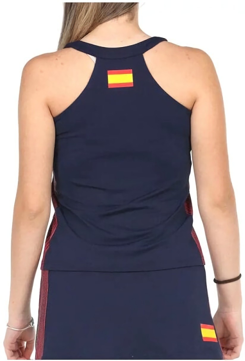 (EU) Майка женская Bullpadel Exima, Синяя (XL)