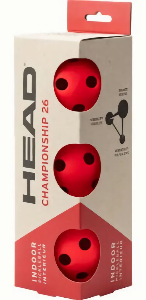 (EU) Мячи для пиклбола Head Championship 26, 12 коробок (3 шт в коробке)