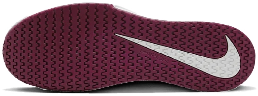 Кроссовки мужские Nike Court Vapor Lite 2, Чёрные/Красные, для жёстких покрытий (р. 43,5)