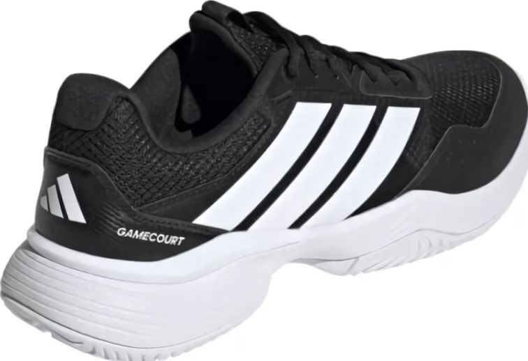 (EU) Кроссовки мужские Adidas Gamecourt 3 M, Чёрные (р. 40 2/3)