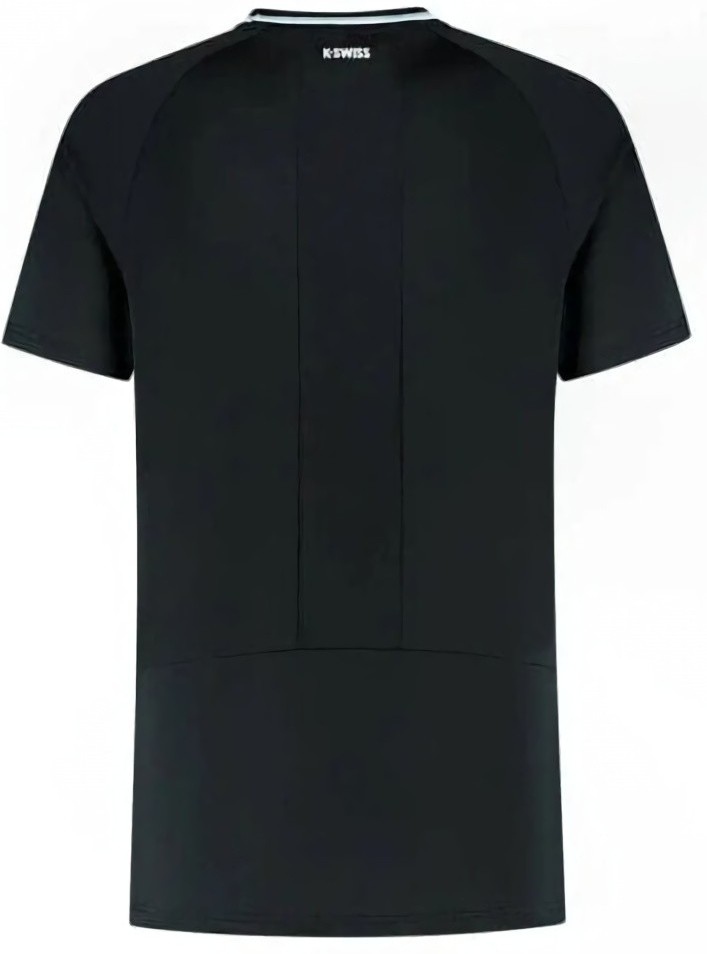 (EU) Футболка унисекс K-Swiss AY Hypercourt Mesh Crew, Чёрная (2XL)