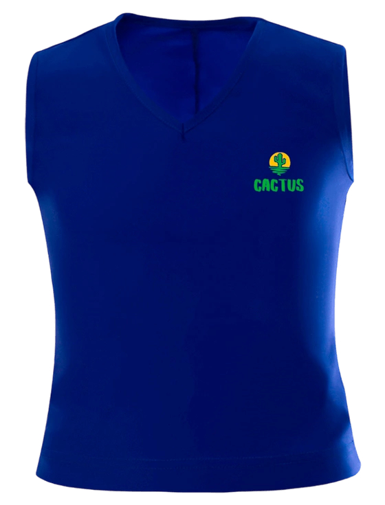 Топ для девочек Cactus G, Синий (рост 122–128 см, 7–8 лет)