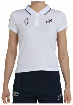 (EU) Поло женское Bullpadel Exilo, Белое (M)