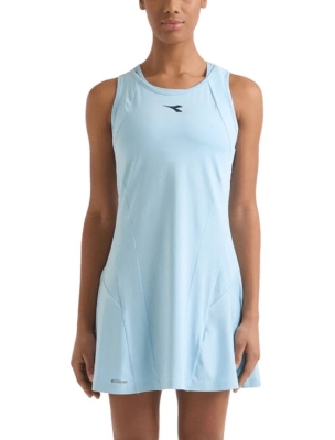 Платье женское Diadora L. Dress Icon W, Голубое (XS)