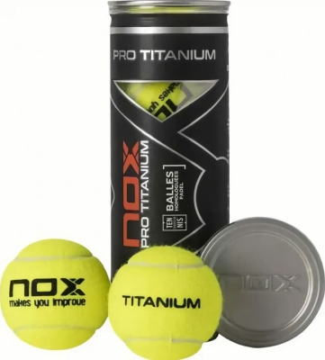(EU) Мячи для падел тенниса Nox Pro Titanium (3 шт)