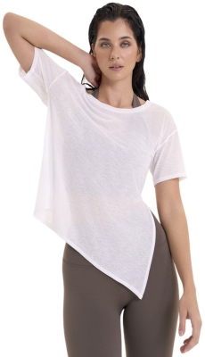 Футболка женская SURE ADTX52013, Белая (M/L)
