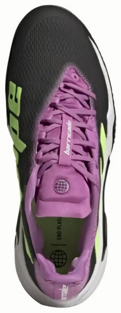 (EU) Кроссовки мужские Adidas Barricade M, GY1447, Черно-Фиолетовые (р. 42)
