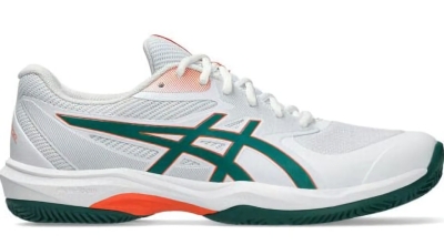 (EU) Кроссовки мужские Asics Game Ff Padel White/Green 1041A493, Белые (р. 46)