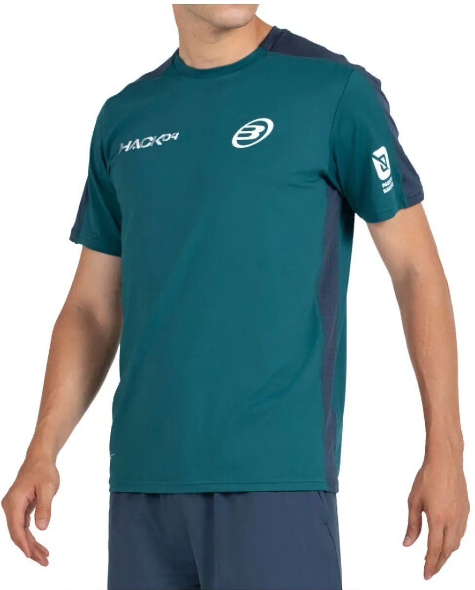 (EU) Футболка мужская Bullpadel Paquito 25I, Зеленая (XL)
