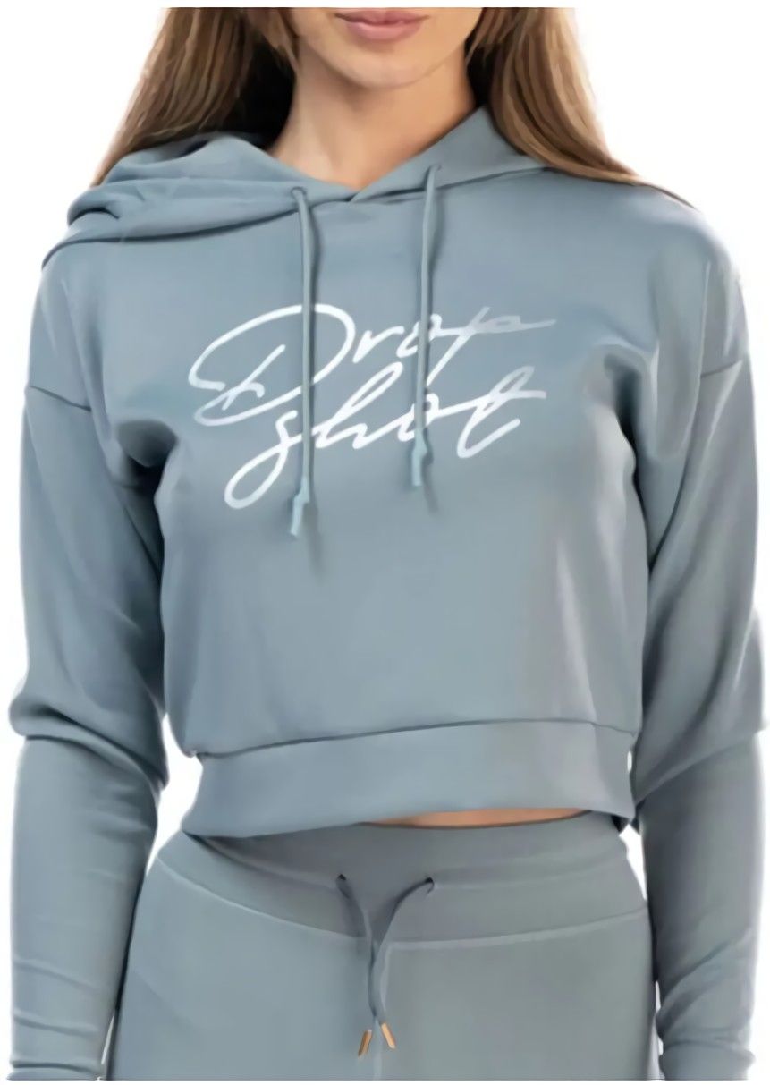 (EU) Свитшот женский Drop Shot Moss Sweatshirt Dt312816, Серый (S)