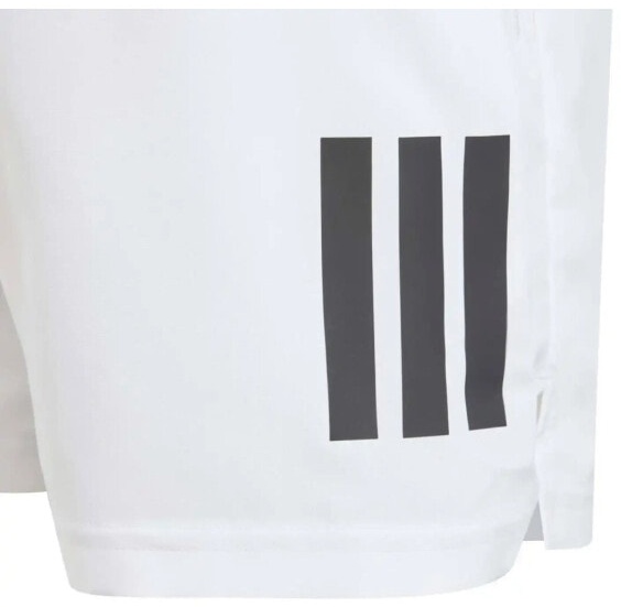 (EU) Шорты для мальчиков Adidas B Club 3 Полоски, Белые (140 см)