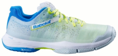 (EU) Кроссовки женские Babolat Jet Ritma, 31F23753 4112, Бело-Голубые (р. 39)