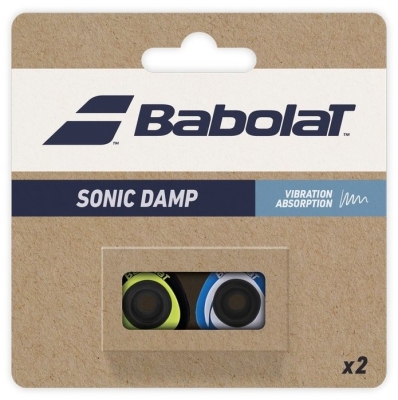 Виброгаситель Babolat Sonic Damp, 2 шт, Синий/Жёлтый