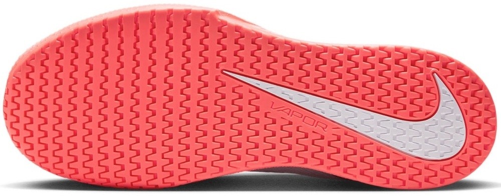 Кроссовки женские Nike Vapor Lite 3 HC, Белый/Черный/Оранжевый, для твердых кортов, с амортизацией Zoom (р. 41)