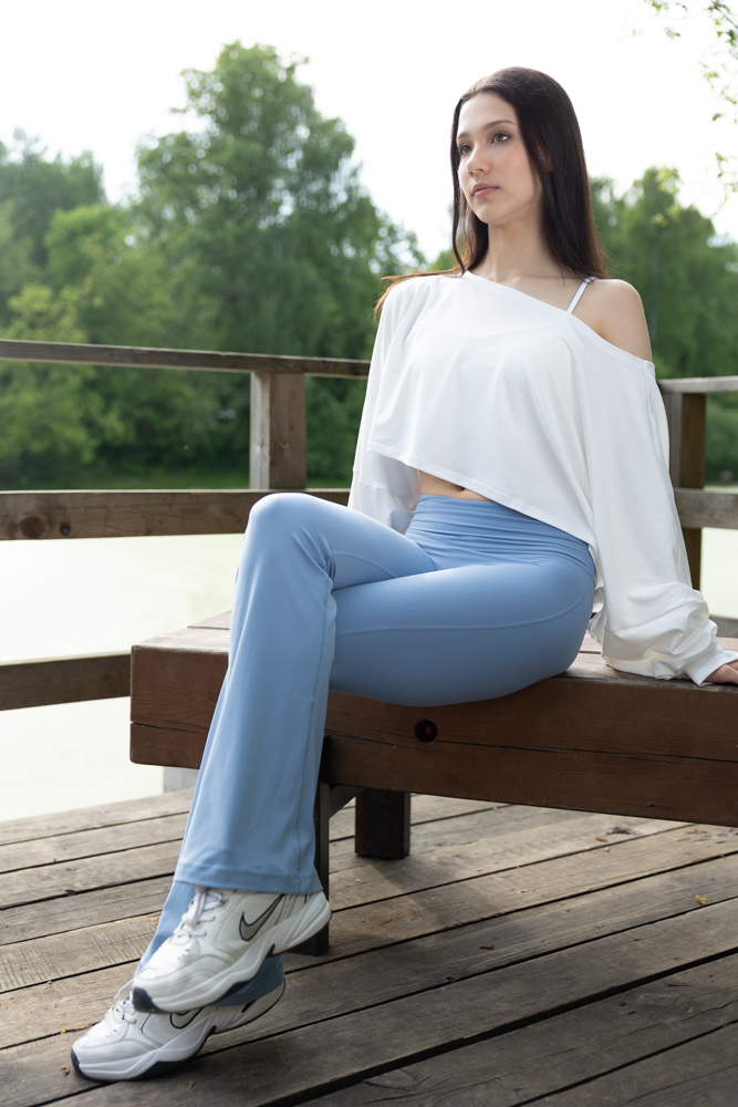 Брюки женские SURE CK1524, Голубые (ONE SIZE)