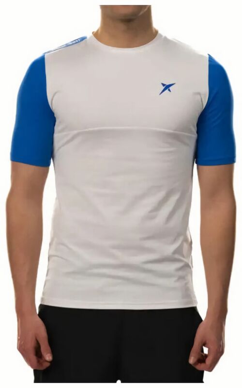 (EU) Футболка мужская Drop Shot Aker, Белая (M)