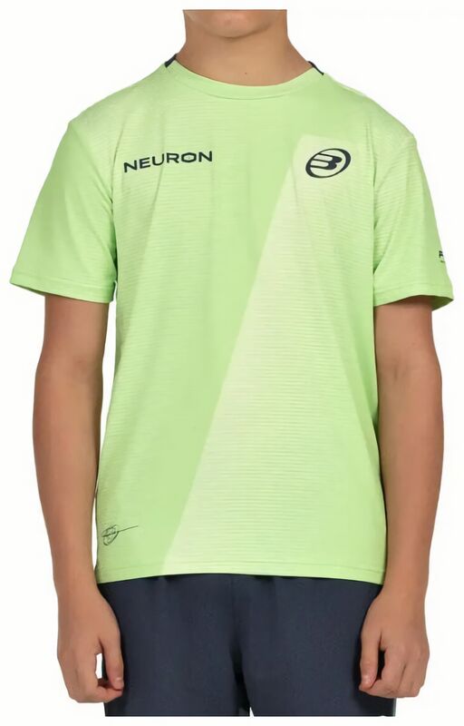 (EU) Футболка для мальчиков Bullpadel Chingotto Jr 25I с коротким рукавом, Жёлтая (XL)