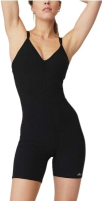 (CN) Брюки женские Alo Yoga Jumpsuits Women's Moderate Slim Fit, Чёрные (M)