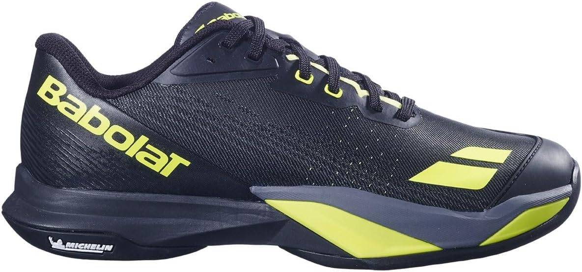 Кроссовки мужские Babolat Jet Mach 4 All Court, Чёрные/Жёлтые (р. 44)