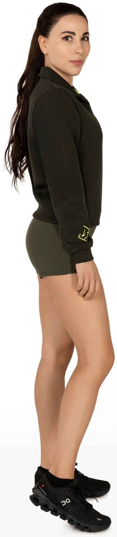 Свитшот женский Elewin Castor Dark Green, Темно-зеленый (M)