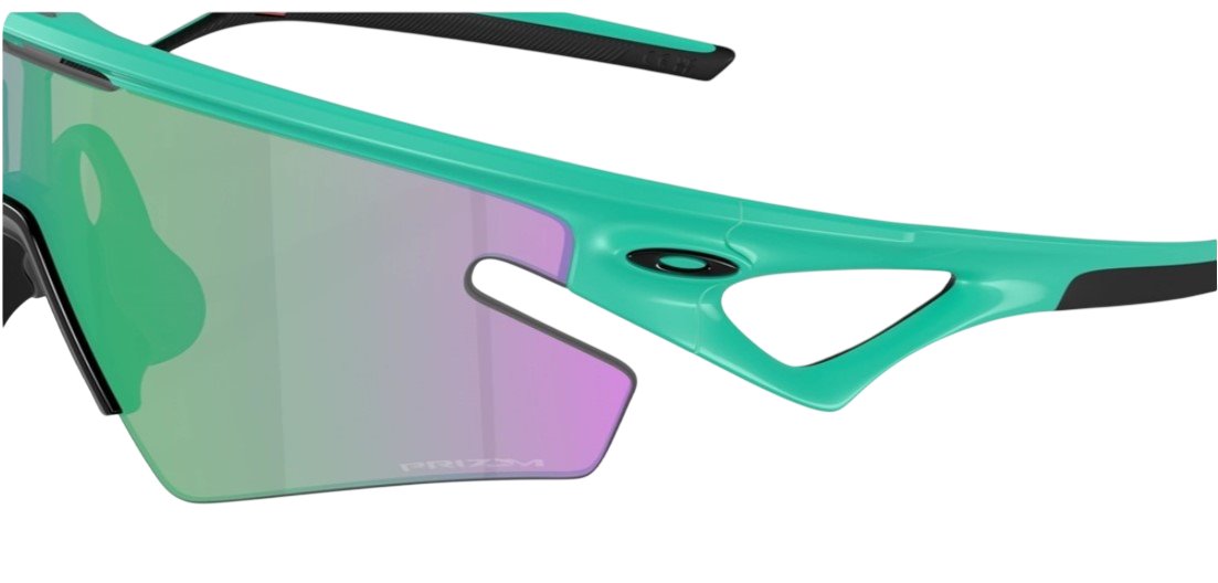 Очки солнцезащитные Oakley Sphaera Slash Matte Celeste, Зеленый/Серые Линзы