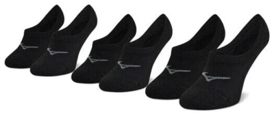 (EU) Носки мужские Mizuno Super 3-Pack, Чёрные (L)