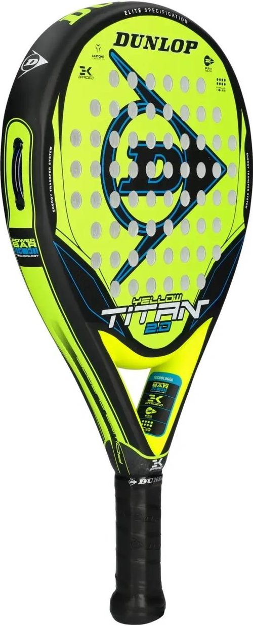 (EU) Ракетка для падел тенниса Dunlop Titan 2.0 Yellow Yellow Blue
