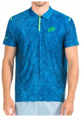 (EU) Поло мужское Bullpadel Atei глубокий синий, Синие (2XL)