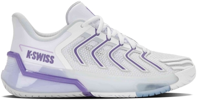 Кроссовки женские K-Swiss Ultrashot 4, Белые/Серые/Фиолетовые (р. 37)