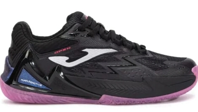 (EU) Кроссовки женские Joma Open Lady 25 Black Toplw25201Om, Чёрные (р. 39)