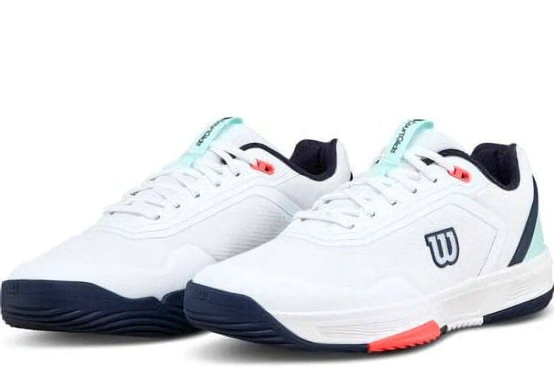 (EU) Кроссовки мужские Wilson Courtglide Padel White/Blue, Белые (р. 42 2/3)