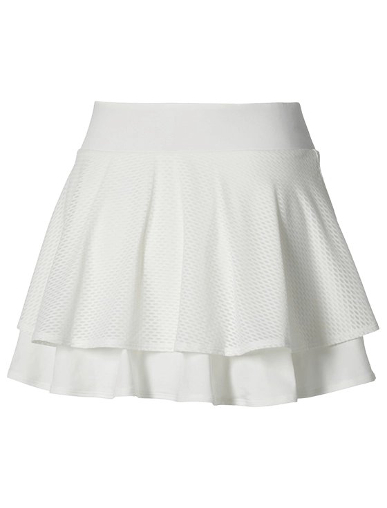Юбка женская Mizuno Daybreakers Flying Skirt W, Белая (XS)
