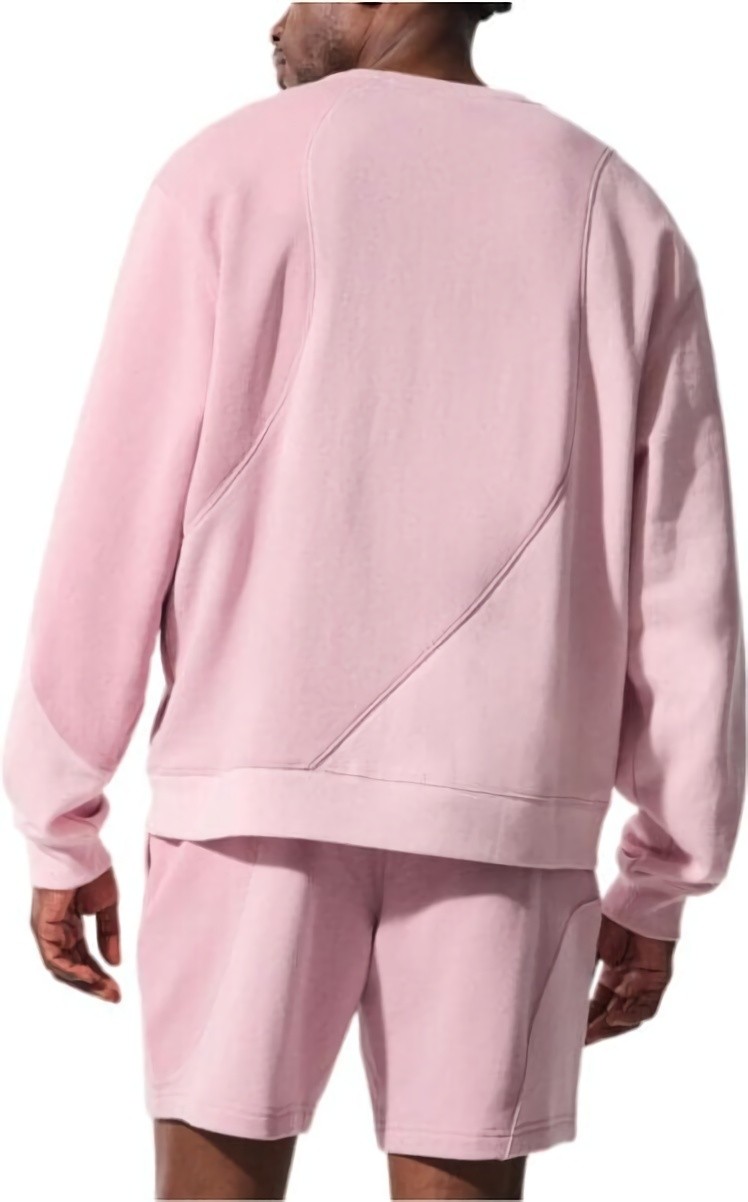 (CN) Свитшот унисекс Alo Yoga Make Waves Crew Neck Pullover, Розовый (S MEN/M WOMEN)
