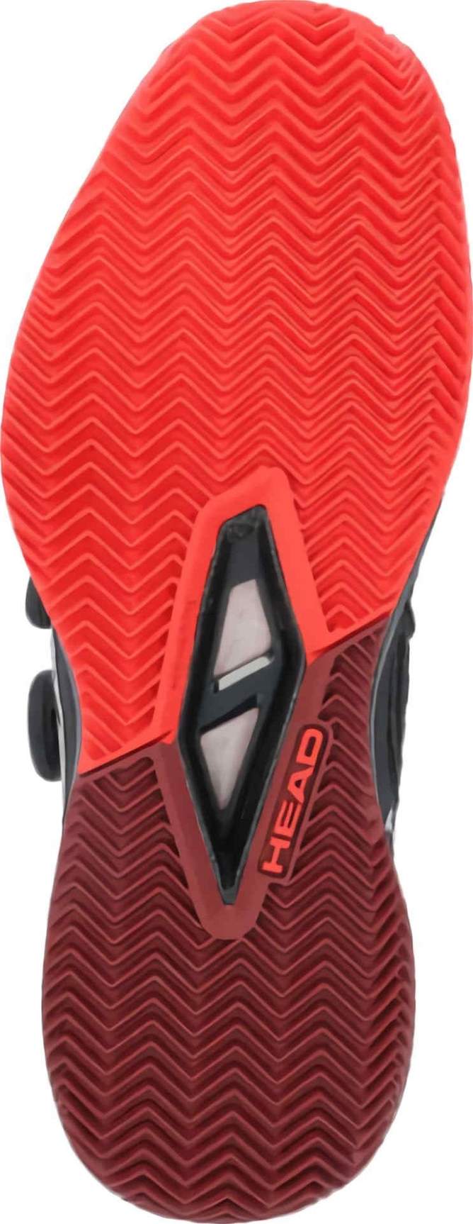 (EU) Кроссовки мужские Head Endure Pro Boa Clay Black/Red 273016, Чёрные (р. 42)