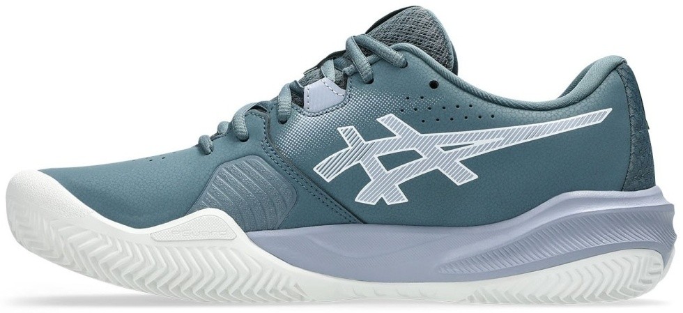 Кроссовки мужские Asics GEL-CHALLENGER 15 CLAY, Голубые/Белые, для грунтовых кортов (р. 30,5)