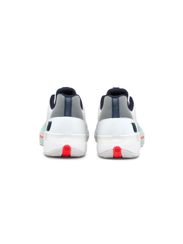 WILSON RUSH TOUR 5 CLAY WHITE/TURQUOISE/CORAL WRS338260