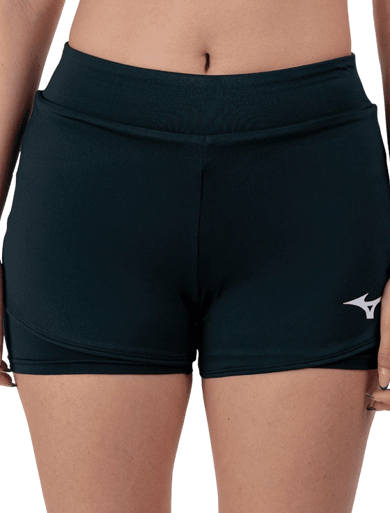 Шорты женские Mizuno Flex Short W, Чёрные (S)