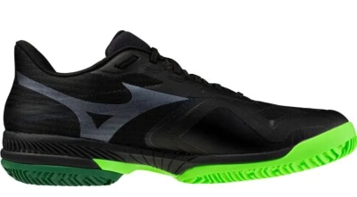 (EU) Кроссовки мужские Mizuno Wave Exceed Court Padel Black 61Gb2522, Чёрные (р. 44.5)