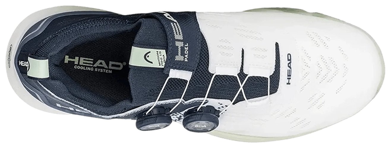 Кроссовки мужские Head Motion Pro 1.5 BOA Padel, Белые/Чёрничные (р. 43)